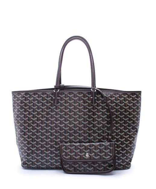 Hot Sale Faux Classic Goyard St. Louis White Chevron Detail Cotton Lined Black Large Tote Bag Designed For Women USA